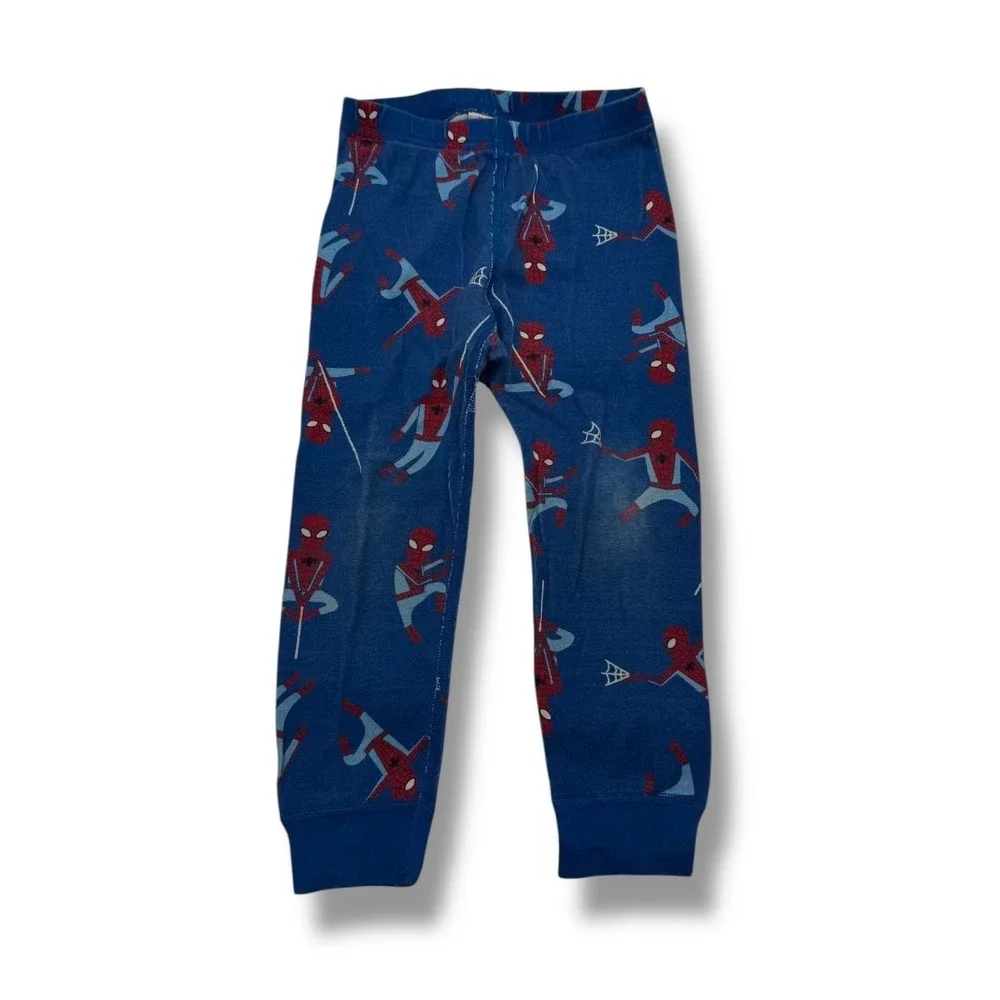 Hanna Andersson Marvel Spider-Man Organic Cotton Pajama Pants Kids 3T Blue